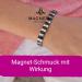 Shop Magnetix Wellness Flexi Magnet Lighting Bond Classix I Magnetic Jewelry - Black/Silver High-Glossy Perfect Fit for Swollen Wrists XXL - Buy Online on GoSupps.com