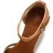 Yokala Women's Tan Open Toe Heels - 1.5 Inch | Stylish & Comfortable - Buy Online on GoSupps.com