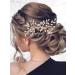 Yokawe Gold Bridal Wedding Hair Comb - Vintage Rhinestone Side Combs for Women and Girls - Buy Online on GoSupps.com