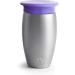 Munchkin Miracle 360 Stainless Steel Toddler Sippy Cup - BPA Free, Non Spill, Dishwasher Safe - 10oz Purple - Buy Online on GoSupps.com