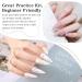 INPING Glitter Gold & Silver Nail Art Liner Gel Set - Soak-Off UV/LED Varnish Pen for Drawing Swirl Nails - Chirstmas Beauty Decoration - Buy Online on GoSupps.com