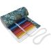 ABAKUHAUS etnico Roll Up Pencil Case Aqua Color Palette Hippie Durable & Portable Pencil Organizer 48 Holes Multicolor - Buy Online on GoSupps.com
