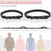 Vivaglory Free-Handed Dog Leash - Dual Anti-Shock Bungee Padded Handles Reflective Waist Running Leash for Medium & Large Dogs - Adjustable 83-147cm - Black/Red - Buy Online on GoSupps.com