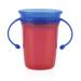 Nuby Plastic No Spill 360 Wonder Cup 1pk - Assorted Colors - Red/Green/Pink/Aqua/Purple/Orange - Buy Online on GoSupps.com