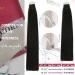 Moresoo Jet Black Tape in Hair Extensions - 10 Inch Real Human Hair, 20 Pieces, 30g #1B - Buy Online on GoSupps.com