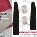 Moresoo 65cm Tape-In Extensions | Real Black Hair | 20 Pieces 50g Seamless Invisible Tape Extensions #1B - Buy Online on GoSupps.com