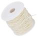 NestNiche Faux Ivory Pearl Strand Bead Roll for Wedding Party Decoration Craft Supplies Girls 0.1 inch(Cream)