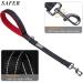 Vivaglory Short Dog Leash - Premium 46cm Training Line for Medium & Large Dogs | Black/Red Traffic Leash - Buy Online on GoSupps.com