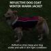Etechydra Reversible Waterproof Dog Coat Vest with Reflective Trim, Warm Fleece Collar | Red+Black | Small - Buy Online on GoSupps.com