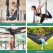 Leogreen Aerial Yoga Hammock - Heavy Duty Nylon Swing with 6 Handles Supports Up to 300kg Dark Gray - Buy Online on GoSupps.com