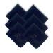 Suede Microfiber Cleaning Cloths for Glasses 6-Pack (Black) - All-Purpose Soft Cloth Scratch Free Streak Free Cleans Glasses Screens for iPhone iPad Laptops TV Screens 6" x 7"