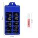 100pcs Black Long Stiletto Fake Nail Tips Full Cover with 5pcs Nail Glues - Acrylic Nail Art DIY Design - Buy Online on GoSupps.com