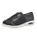 ALASON Women Edema Diabetic Shoes Lightweight Comfy Orthopedic Walking Shoes Adjustable Wide Sneakers for Elderly Swollen Feet Arthritis Recovery Grey 52