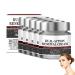 AJOG Black and White Rice Cream - Soothing Repair Cream for Sensitive Skin Moisturizing Reduces Blemishes Firms Skin Exfoliating and Renewing Facial Cream 1.76 oz (5PCS)