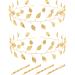 2 Pieces Headpieces Wedding Metal Hair Vine Headband  Gold Leaf Bridal Headpieces for Bride and Bridesmaid  Baby Shower  Photo Taking  Greek or Roman Costume (13.5 Inches)