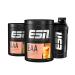 ESN EAA Peach Iced Tea + Free ESN Shaker 2 x 500 g fine amino powder with 8 essential amino acids ideal solubility vegan tested quality - made in Germany