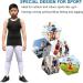 Kids Compression Tank Tops 3 Pack - Youth Boys/Girls Athletic Sleeveless Shirts for Workout Base Layer - Black - Buy Online on GoSupps.com