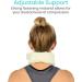 Morsa UK Neck Brace -Foam Cervical Collar - Soft Neck Support Relieves Pain & Pressure in Spine - Disc Hernia Osteoarthritis Brace Medical Grade - Can Be Used During Sleep (L) White L White - Buy Online on GoSupps.com