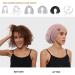 Silk Satin Sleep Cap Bonnet for Natural Curly Hair | Hat Hut Grey Pink Night Cap - Buy Online on GoSupps.com