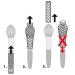 Buy Brush Guards Set - 12 Sleeves (6 Narrow & 6 Wide) | International Shipping Available - Buy Online on GoSupps.com