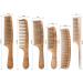 Comb Natural Pear Wooden Wide Tooth Hair Comb Scalp Head Massage Wood Comb Detangling Hair Brush for Hair Care Tools wooden comb (Color : 4) - Buy Online on GoSupps.com