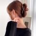 5.1 Inch Large Hair Claw Clips 4 Pack - Strong Hold Non-slip Jaw Clips for Thick Curly Hair - White Lightpink Water Blue Brown - Transparent - Buy Online on GoSupps.com