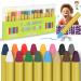 GLEEMEN Face Paint Crayons for Kids Face Body Painting Makeup Crayons Face Paint Kit Safe Face Paint for Children Perfect for Birthday Party Halloween Makeup Cosplay (16 Colors)
