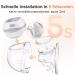 Jheppbay Electric Breast Pump - Portable BPA-Free 3 Modes 12 Steps Low Noise Fast Installation - Pain-Free Milk Pump in Gray - Buy Online on GoSupps.com