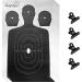 Shooting Targets Paper - 50 Sheets - 17x25 in - Silhouette Design - Ideal for Rifle, Gun, Airsoft - Includes 4 Metal Hinge Clips - Target Practice Essential - Buy Online on GoSupps.com