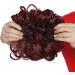 Curly Wavy Messy Hair Extension Bun - Clip-In Drawstring Ponytail Comb Chignon - Buy Online on GoSupps.com