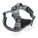 Docio dog harness Anti Zug dishes No Pull dog breast tables Reflecting & adjustable dogs safety dishes for large middle dogs l camouflage gray cam gray l (1 Pack)