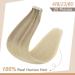 Buy FSHINE Tape-In Hair Extensions - Real Hair Balayage Blonde 30cm 20 Pieces #18/26/60 - Invisible & Smooth Ombre Hair - Buy Online on GoSupps.com