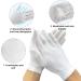 Jtkrew 12 Pairs White Cotton Gloves for Moisturizing | Overnight Hand Spa Treatment for Eczema & Cracked Skin - Buy Online on GoSupps.com