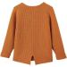 SMILING PINKER Toddler Girls Knit Cardigan 12-24 Months Camel - Soft Warm Sweaters with Pockets - Buy Online on GoSupps.com