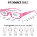 4 Pack Fashion Rectangular Reading Glasses for Women | Spring Hinge Ladies Elegant Readers | Colorful Eyeglasses Frames | +1.5 Mix Color - Buy Online on GoSupps.com