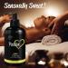 Passion Sensual Massage Oil for Couples - Lemon Cr me Scent - All Natural Body Oil with Almond & Jojoba Oil for Romance & Relaxation - 8oz - Buy Online on GoSupps.com