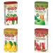 Hazer Baba - Turkish Tea Tin Pick N Mix | Choose From 4 Flavours | Turkish-Pomegranate-Tea Lemon-Tea Green Apple-Tea Apple-Tea - Pack of 2 X 250g