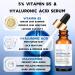 Dark Spot Correcting Glow Serum - 5% Vitamin B5 & Hyaluronic Acid Serum - Hyaluronic Acid Serum for Face - Hydrating Anti-Aging Face Serum for Women - Improving Skincare Nicotinamide Serum - Buy Online on GoSupps.com