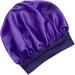 Satin Hair Drying Towel Satin Hair Towel Wrap Hair Poping Towel Satin Hair Towel for Women Anti-Frizz Satin Towel Protective Hair Turban Wrap for Most Hair Types Purple - Buy Online on GoSupps.com