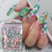 Academyus 1000Pcs Nail Art Slices Fruit Feather Shape Polymer Clay DIY Charms - Pink Medium - Buy Online on GoSupps.com