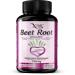 Strongest Premium Organic Beet Root Powder 1350mg 200 Veggie caps Superfood Nitric Oxide Supplement Natural Nitrates w/Black Pepper for Best Benefits - Circulation, Heart Health, Athletic Performance