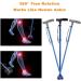 Folding Walking Cane with LED Light - Blue - Adjustable Stick for Men/Women - Includes Carrying Bag - Ideal for 4'9''-5'6'' Height - Buy Online on GoSupps.com