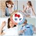 20-Piece Finger Protection Bandage Set | Stretchy Covers for Arthritis Injury & Sports | Red & White - Buy Online on GoSupps.com