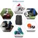 Premium Portable Shoe Bag for Golf & Soccer | 3 Zipper Design | Unisex Sports Footwear Organizer (Black) - Buy Online on GoSupps.com