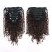 ABH AmazingBeauty Ombre Kinky Curly Clip-In Hair Extensions for Black Women â€“ 3C 4A Remy Human Hair, Chocolate Brown T4, 14 Inch, 115g - Buy Online on GoSupps.com