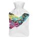 Hot Water Bottle With Lid Hummingbird Rubber Hot Water Bag For Pain Relief Cramps Foot Warmer Hot And Cold Therapy