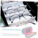 Buy SOLUSTRE Double Layer Glasses Case - Portable Eyeglasses & Sunglasses Organizer Holiday Accessories Dual Use Fogger Design - 16.5x7x5.5CM - Buy Online on GoSupps.com