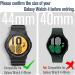 Fintie Case with Bands Compatible with Samsung Galaxy Watch 5 4 44mm  Rugged Sports Band with Rasied Protection Case  Balck - Buy Online on GoSupps.com