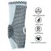 NeoTech Care Ankle Support Brace - Bamboo Fiber Gray (Size M) 1 Pair - Buy Online on GoSupps.com