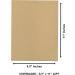 Chipboard Sheets 8.5 x 11 - 100 Sheets of 22 Point Kraft Board for Crafts - Alternative to MDF & Cardboard - Buy Online on GoSupps.com